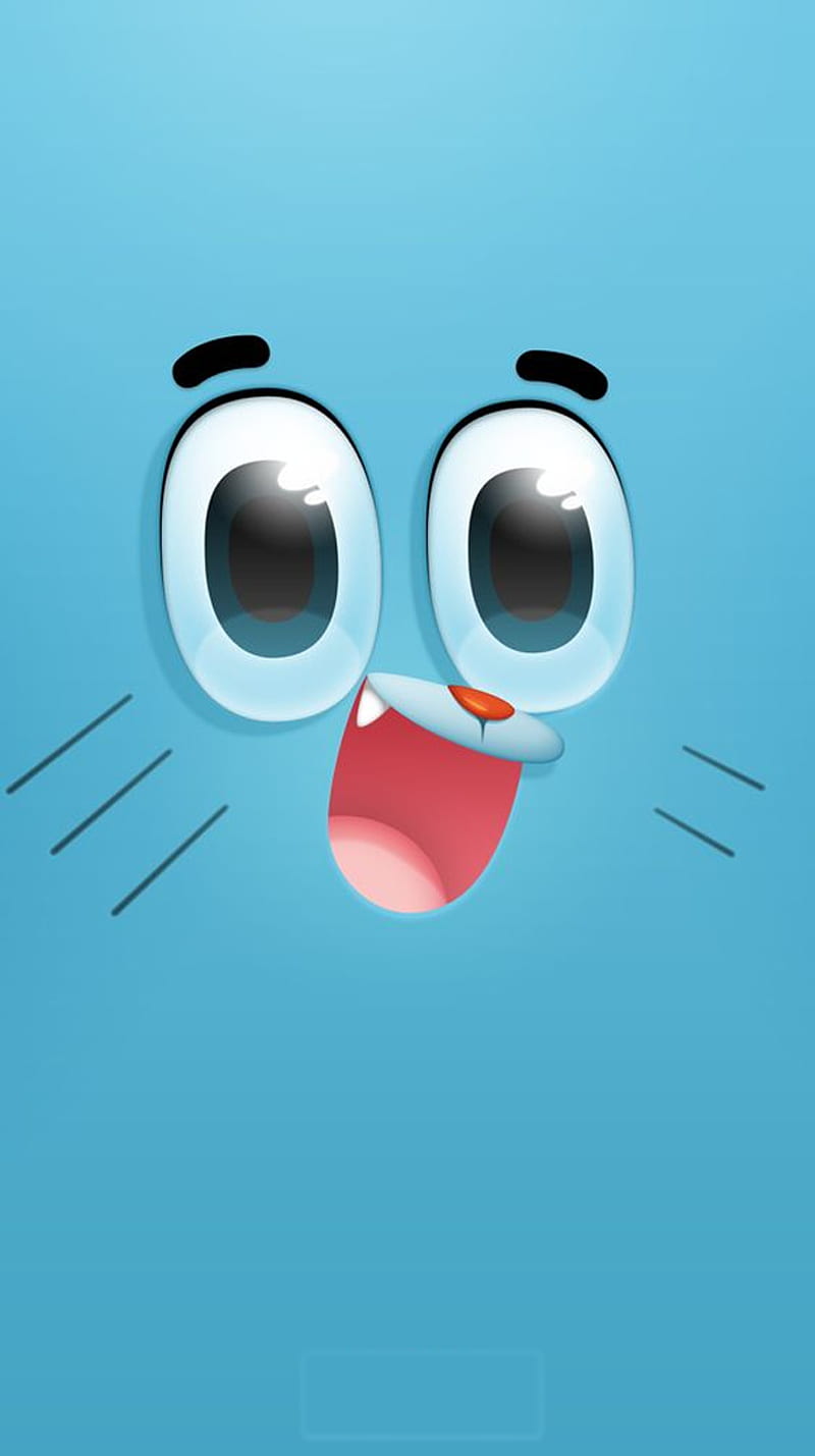 Gumball, blue, darwin, face, face gumball, faces, smile, smile face,  smiles, HD phone wallpaper | Peakpx