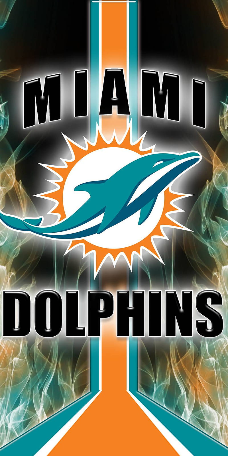 Dolphins, Miami, Hd Phone Wallpaper 