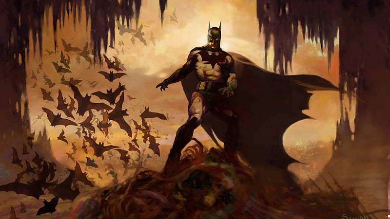 Batman Arts, batman, superheroes, digital-art, artwork, HD wallpaper
