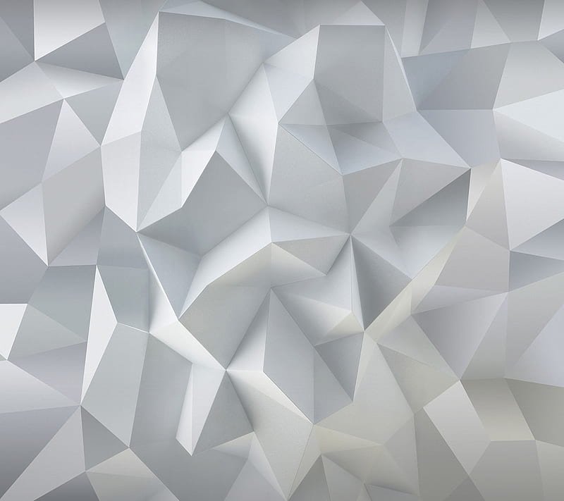 White Triangle Stylo, 3d, abstract, g4, lg, stylo, triangle, HD wallpaper