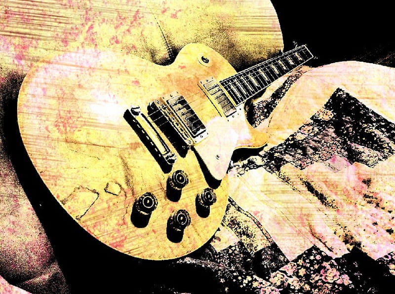 1991 Gibson Les Paul Standard, dimarzio, gibson, marshall, guitar, HD wallpaper