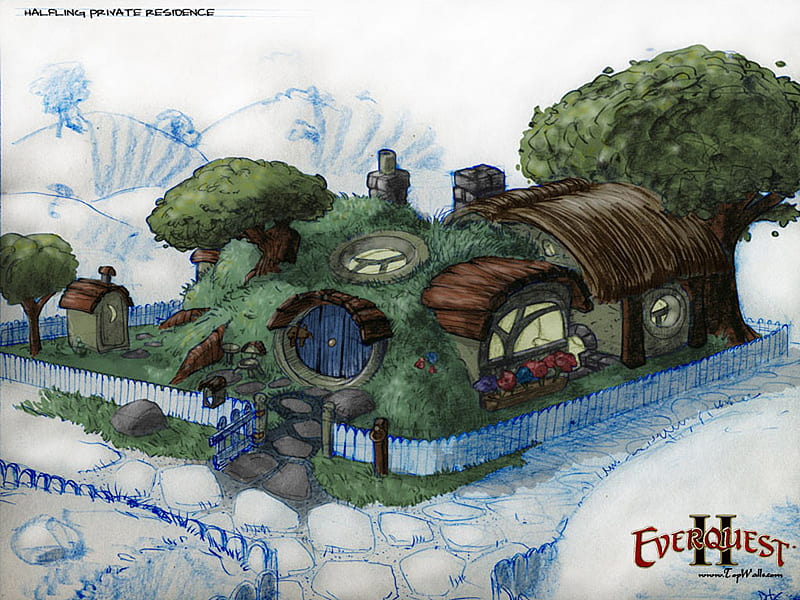 EverQuest II Drawing Board, game design sketches, everquest ii, HD wallpaper