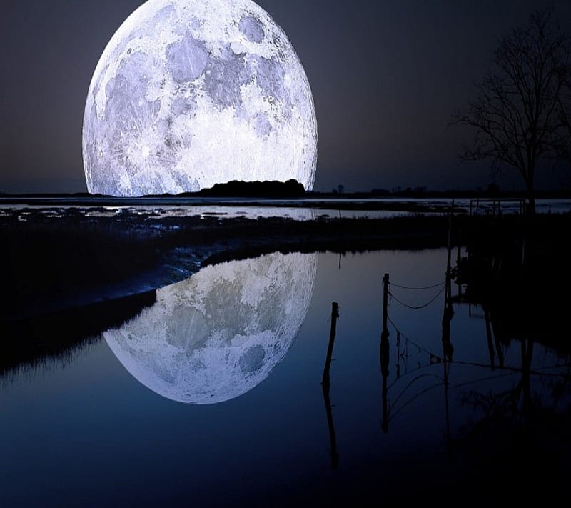 Moon, night, HD wallpaper | Peakpx