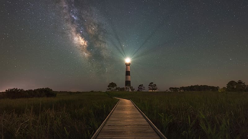 Bodie Island Lighthouse Nags Head Carolina USA Bing, HD wallpaper