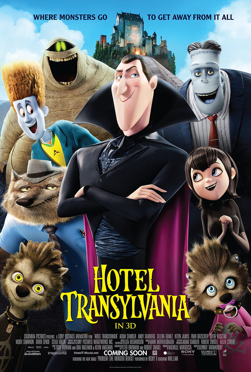 Hotel transylvania, animacion, disney, pixar, HD phone wallpaper