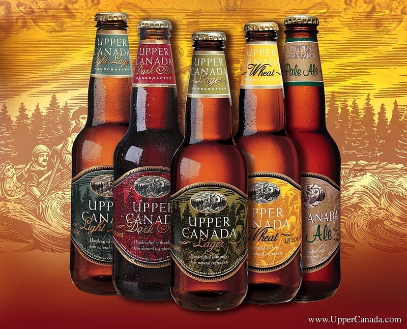 Upper Canada Beer, alcohol, drink, bottles, beer, HD wallpaper