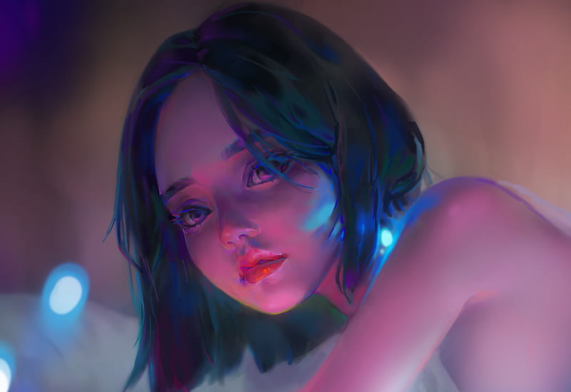 ArtStation - Cute Anime girl