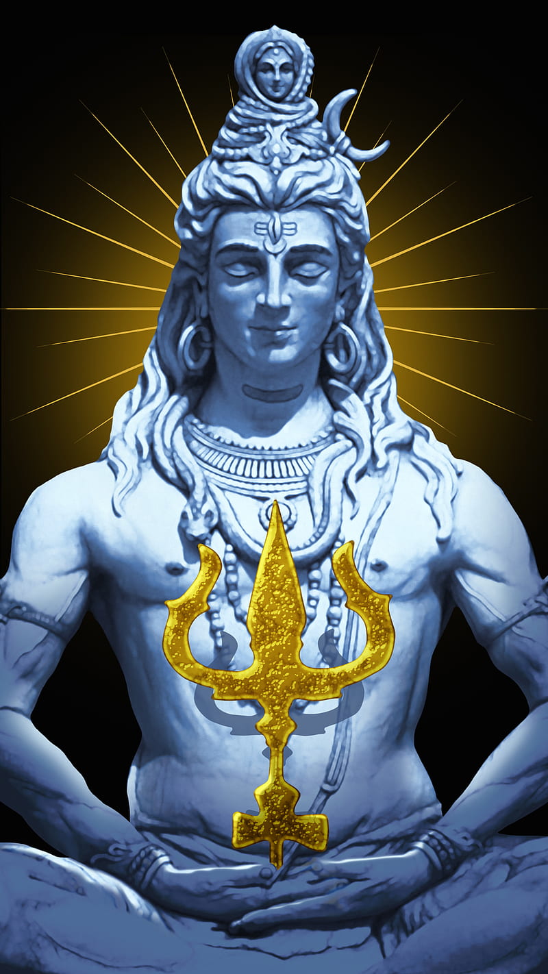 Lord Shiva, Creator, God, Hindu, Mahesha, Meditation, Om, Shankara, Spiritual, Yoga, HD phone wallpaper