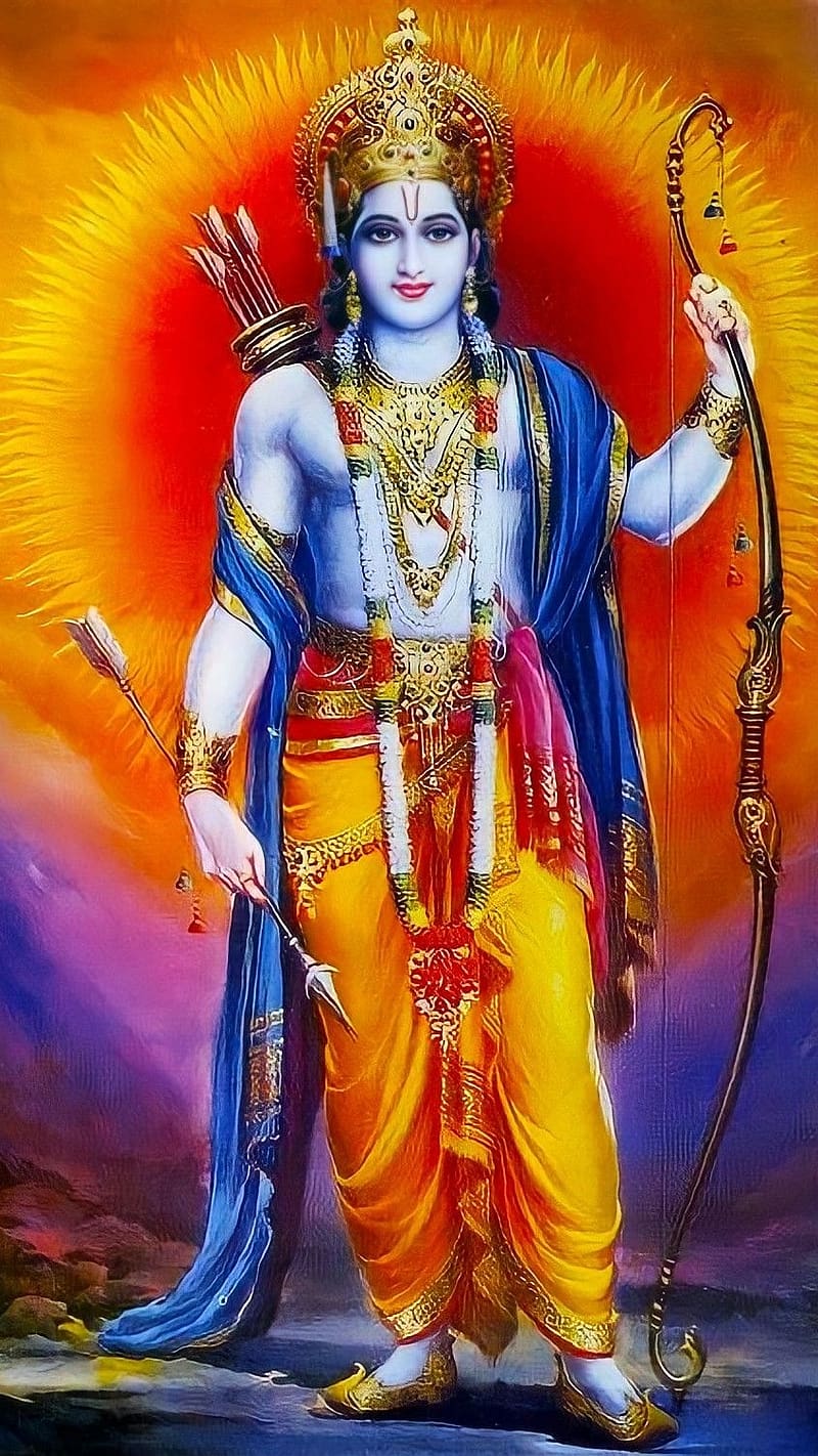 Ram Bhagwan Ka, lord ram, lord, ram, god, HD phone wallpaper