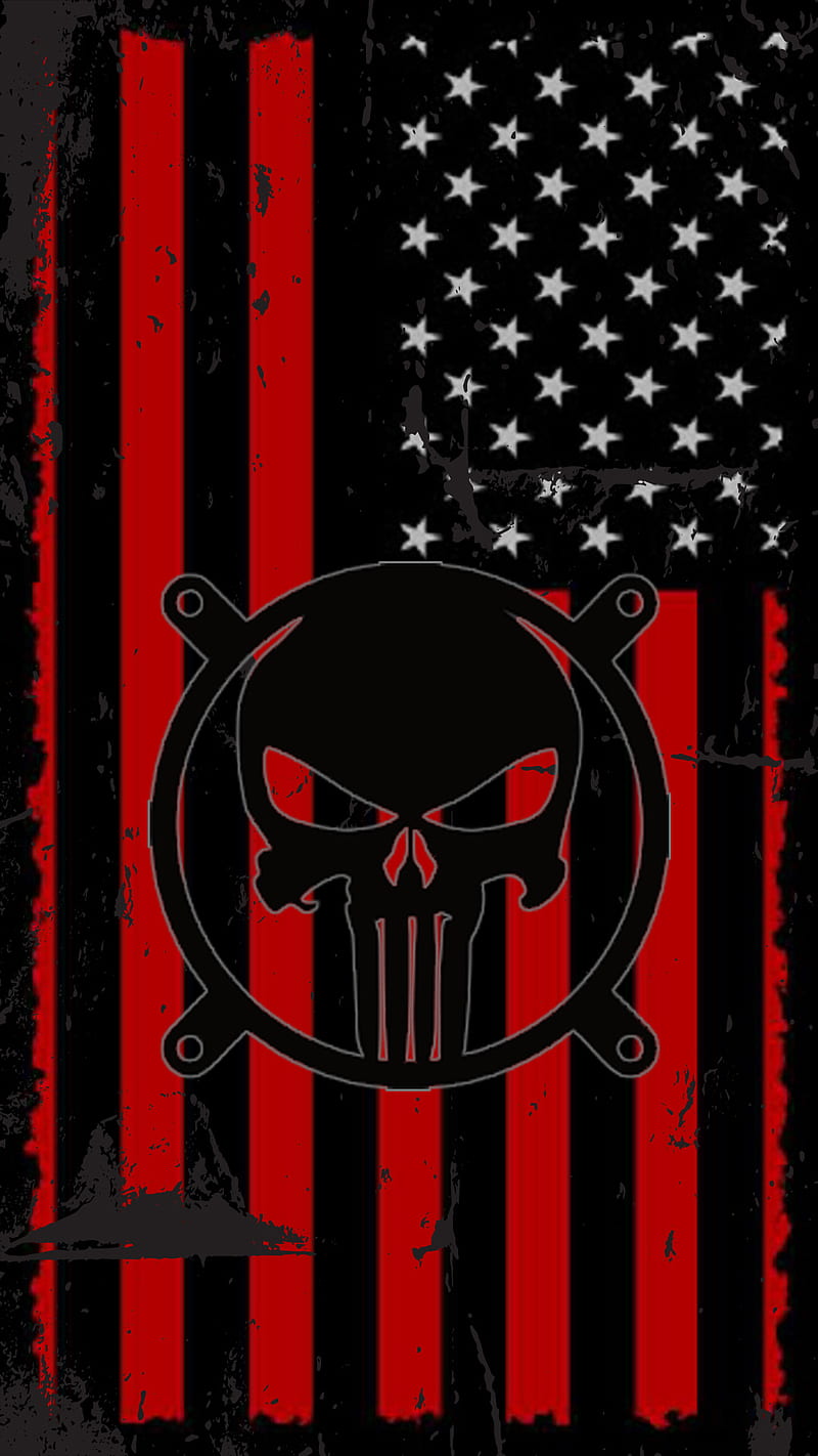 Punisher, skull, HD phone wallpaper