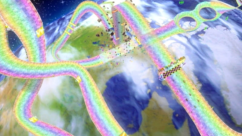 After tens of thousands of attempts, Mario Kart fan finally pulls off Rainbow Road ultra shortcut, HD wallpaper