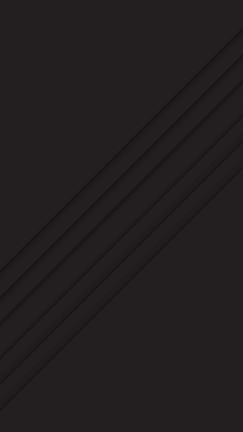 Abstract lines design, Minimal, black, flat, light, modern, simple, HD phone wallpaper