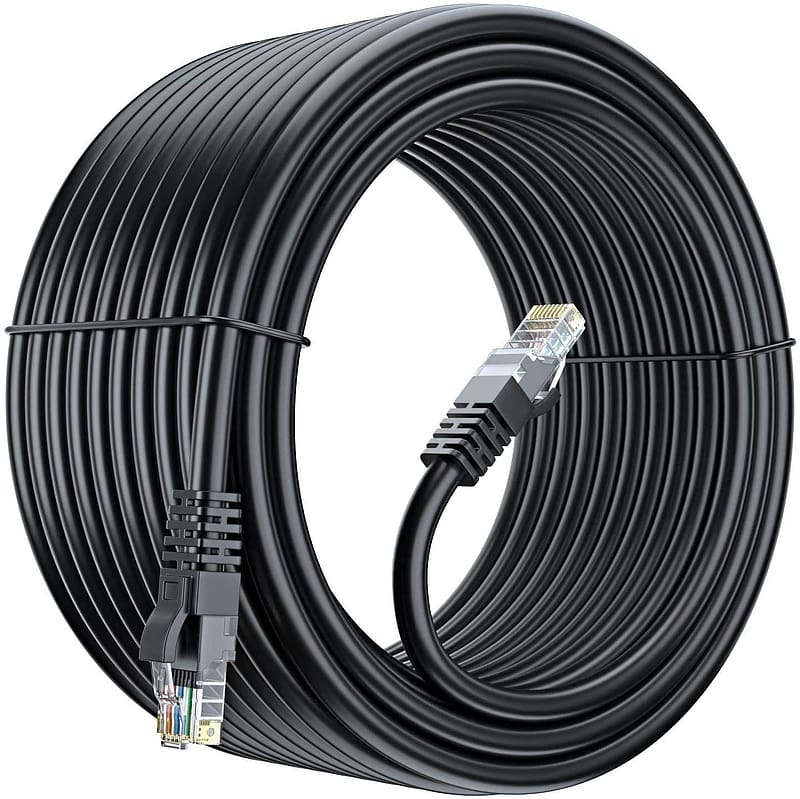 FEDUS Cat6 Heavy Duty Outdoor Cable Weatherproof/UV Resistant 1000mbps Ethernet Cable, Cat6 Heavy Duty Outdoor Cable, LAN Cable, Ethernet Cable, Cat6 Ethernet Patch Cable, Internet Network Cord, HD wallpaper
