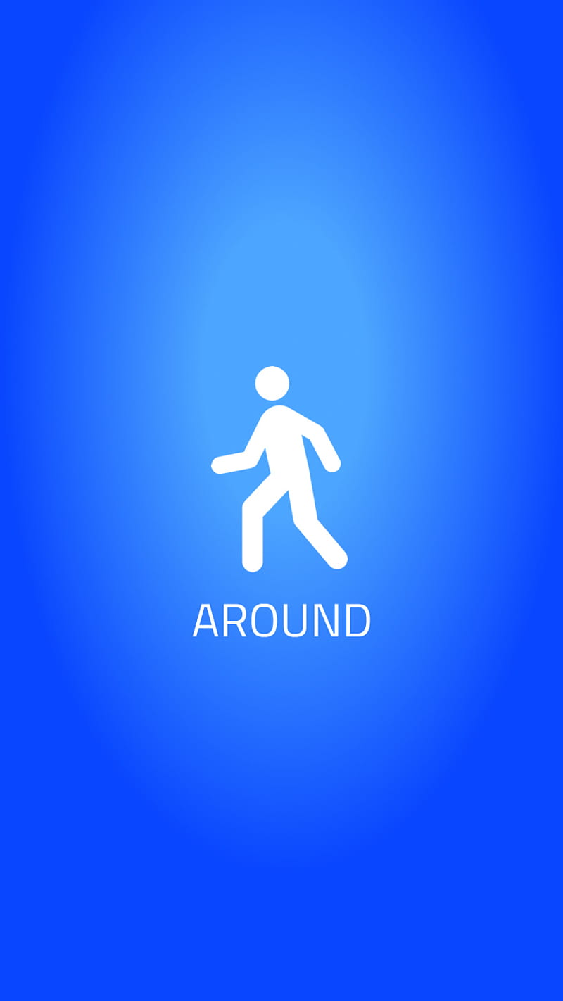 AROUND, blue, car, dashboard, foot, man, nav, place, walk, HD phone wallpaper