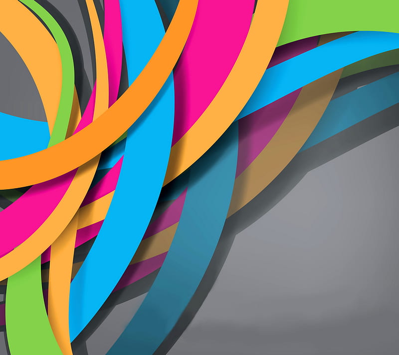 3D Paper, abstract, colorful, vector, HD wallpaper