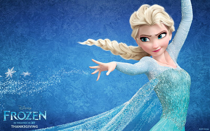 Elsa In Frozen, pixar, disney, movies, frozen, animated-movies, cartoons, HD wallpaper