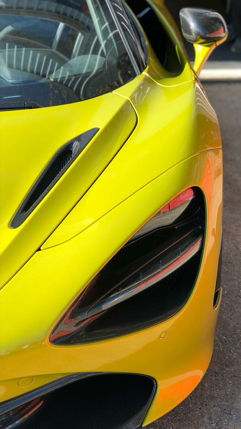 Yellow Dragon, mclaren, 720s, car, hypercar, supercar, sports, america, HD phone wallpaper