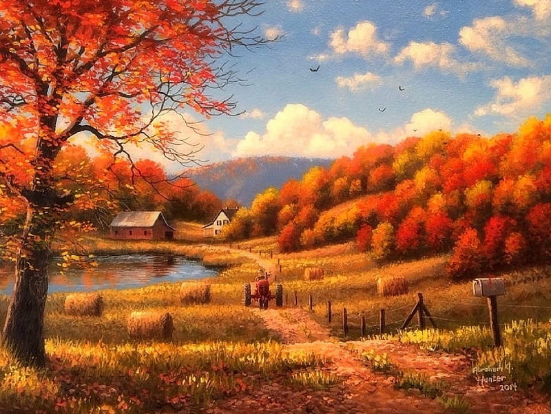 Countryside in Fall, rural, fall season, autumn, colors, love four ...