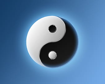 Yin yang wallpaper stock illustration. Illustration of white - 270001135