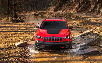 Jeep Cherokee Trailhawk, offroad, 2018 cars, SUVs, new Cherokee, Jeep, HD wallpaper