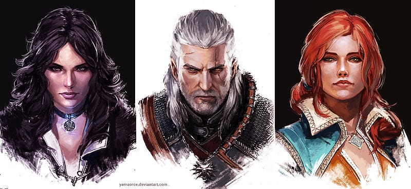 Video Game, The Witcher, Triss Merigold, Geralt Of Rivia, The Witcher 3: Wild Hunt, Yennefer Of Vengerberg, HD wallpaper