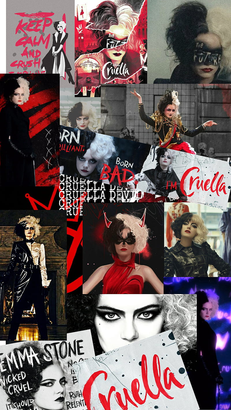 Cruella, emma stone, HD phone wallpaper