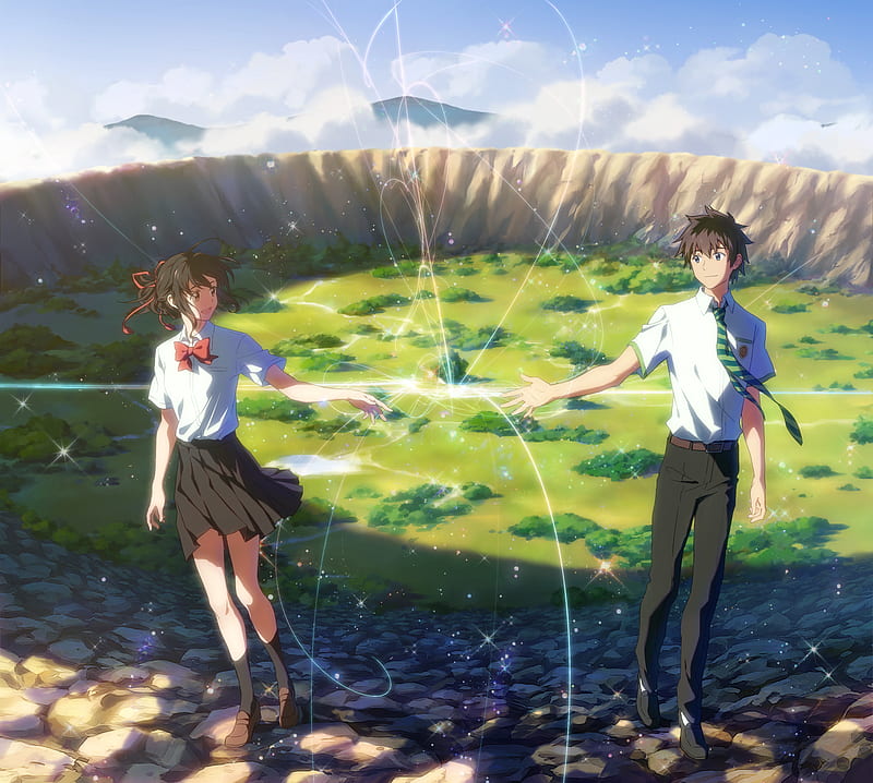 Kimi no Na wa movie romance manga tokyo anime love scenery couple  HD wallpaper  Peakpx