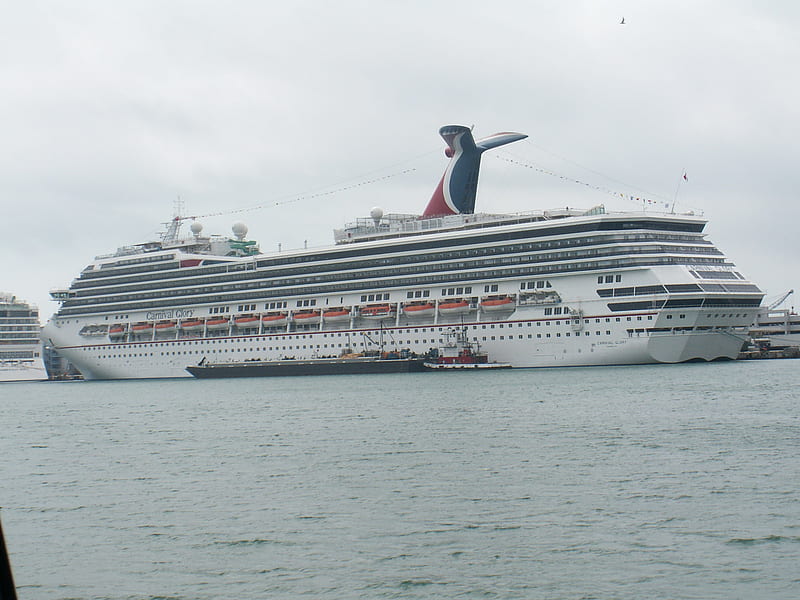Carnival, cruise ship, boat, ship, HD wallpaper