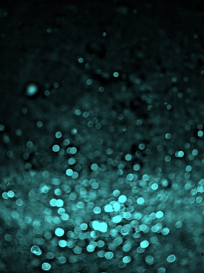 Flakes, black, cool, cute, dark, glitter, ombre, simple, sparkle, turquoise, HD phone wallpaper
