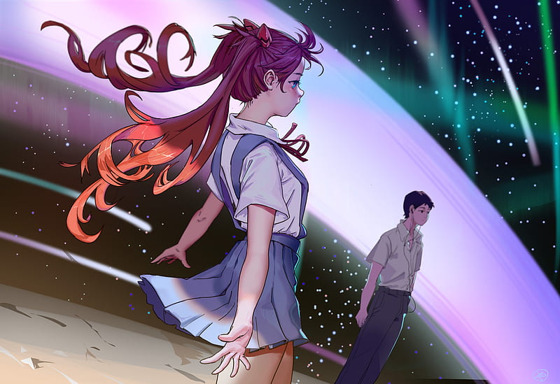 Evangelion, Neon Genesis Evangelion, Asuka Langley Sohryu, Shinji Ikari, HD wallpaper