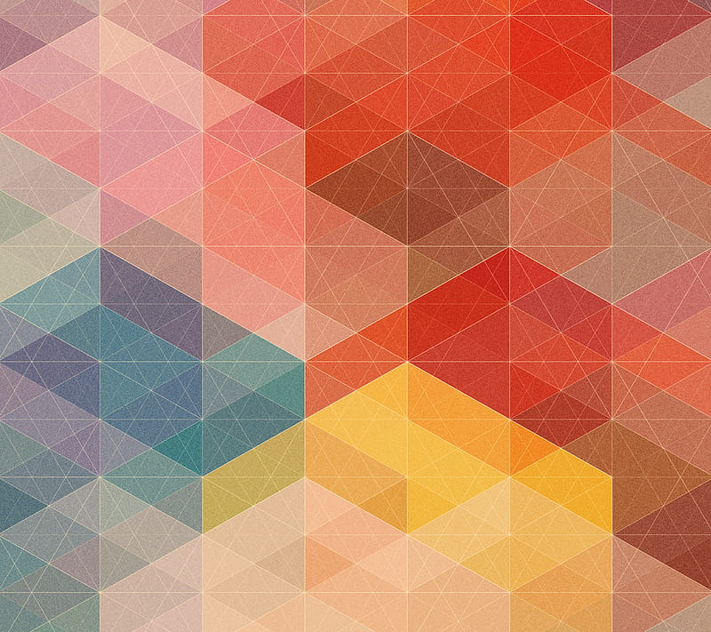 Squren 2, abstract, angles, pastel, red, soft, squren, warm, HD wallpaper