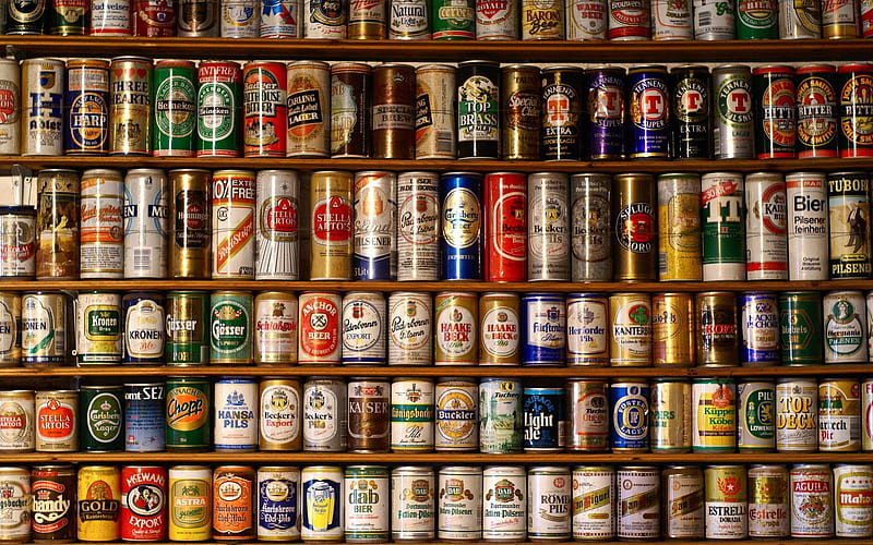 Beer, tin, dink, can, HD wallpaper