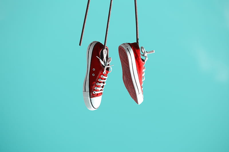 All Star , sneakers, shoes, red, all star, HD wallpaper