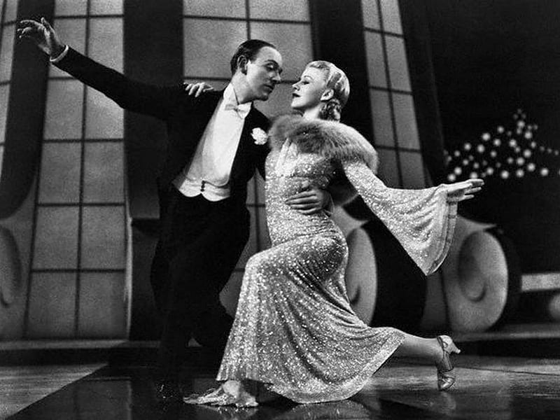 Fred & Ginger, Fred Astaire, Dancing, Dancers, Ginger Rogers, HD wallpaper