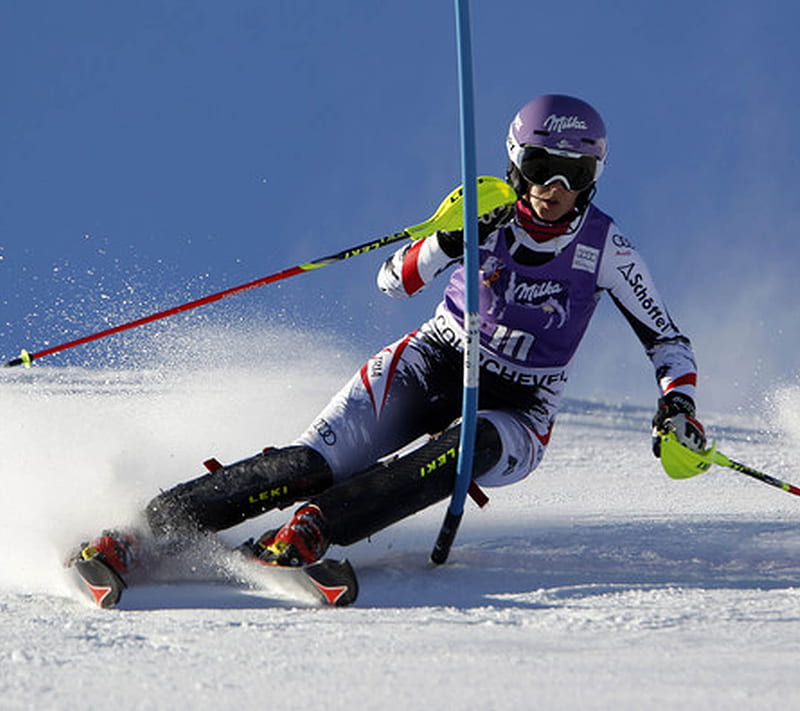 austria skier, racer, ski, HD wallpaper
