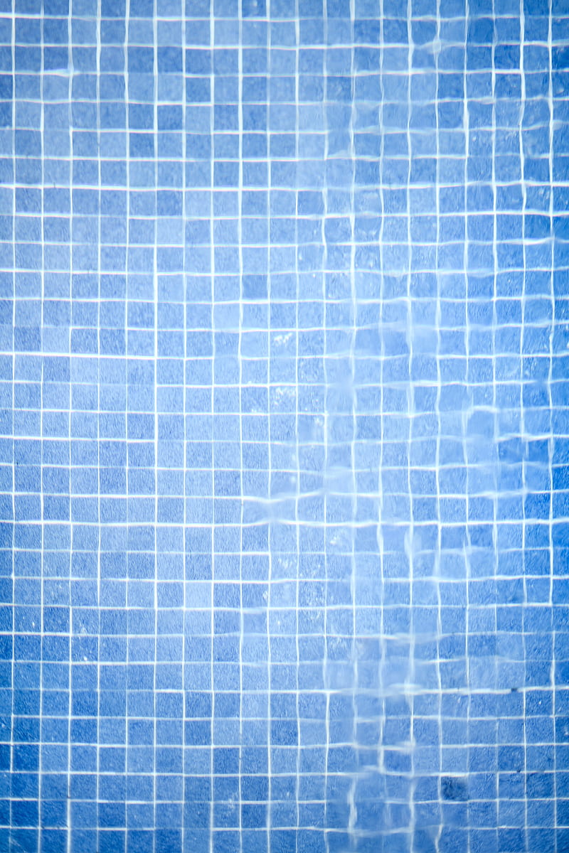 water, surface, tiles, pool, blue, HD phone wallpaper