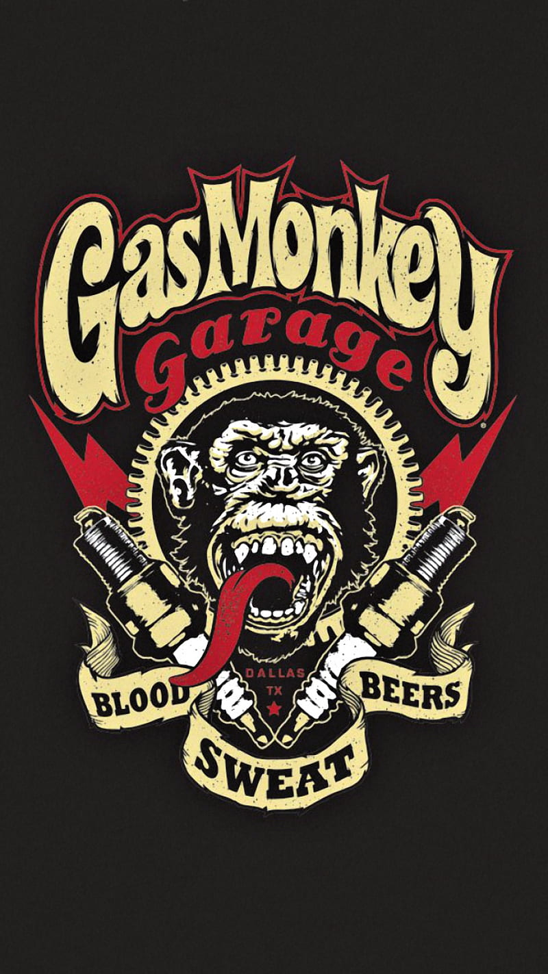 Gas Monkey, carros, garage, team, HD phone wallpaper