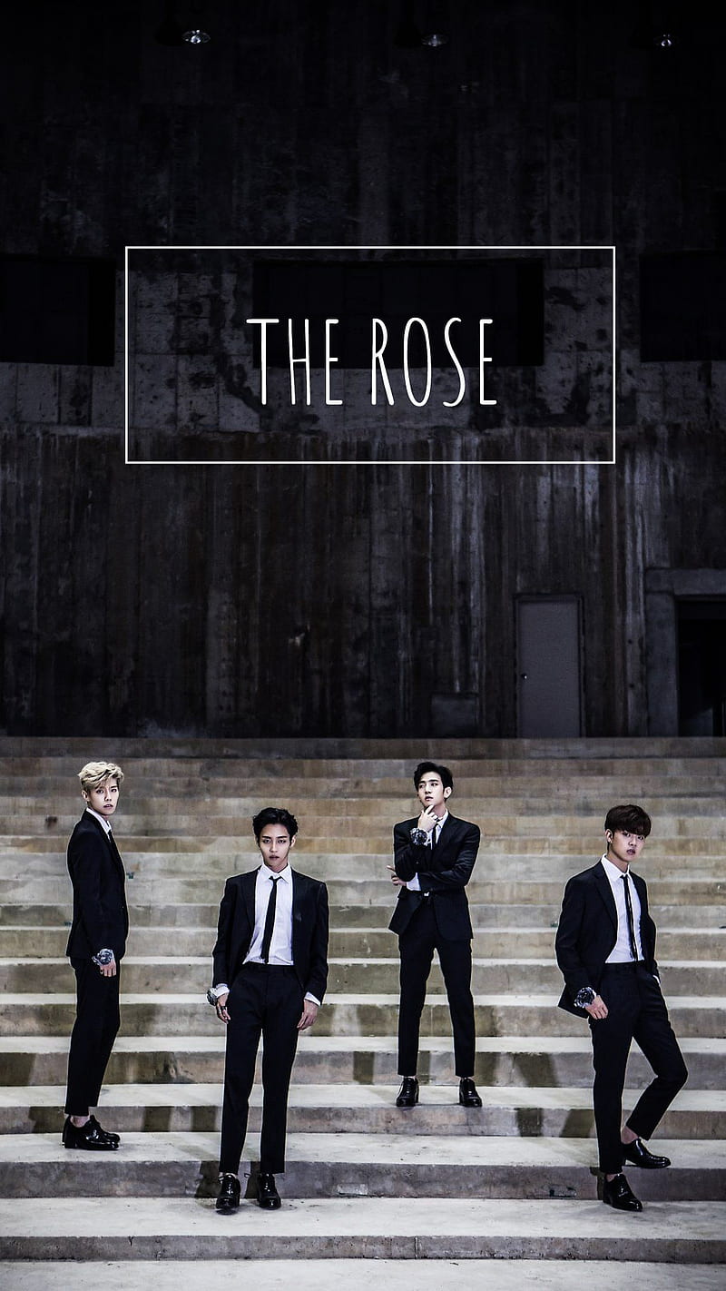 The rose, dylan, kim woosung, lee hajoon, lee jaehyeong, leo, park dojoon, sammy, the rose band, the rose kpop, HD phone wallpaper