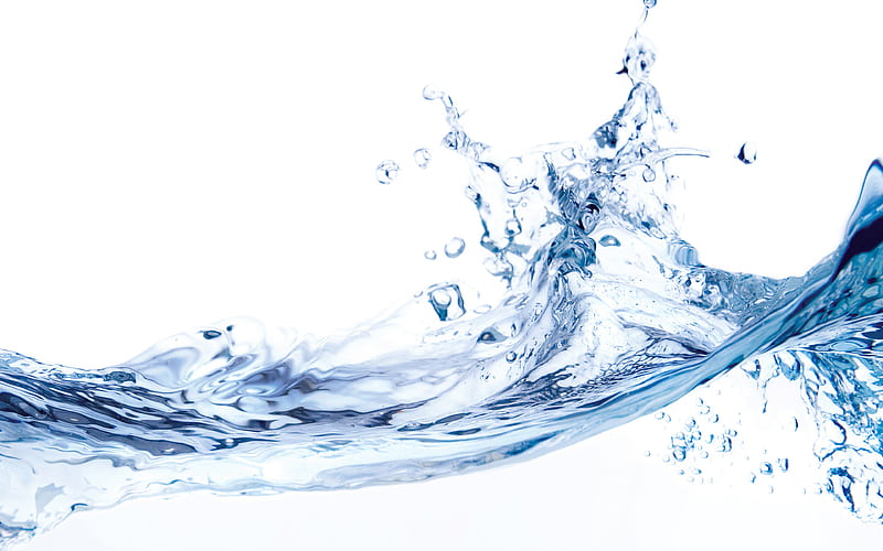 water splashes water concepts, pure natural water, waves, HD wallpaper