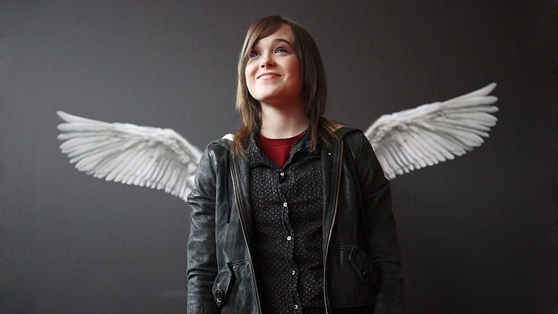 Ellen Page Smiling, ellen-page, celebrities, girls, smiling, HD wallpaper