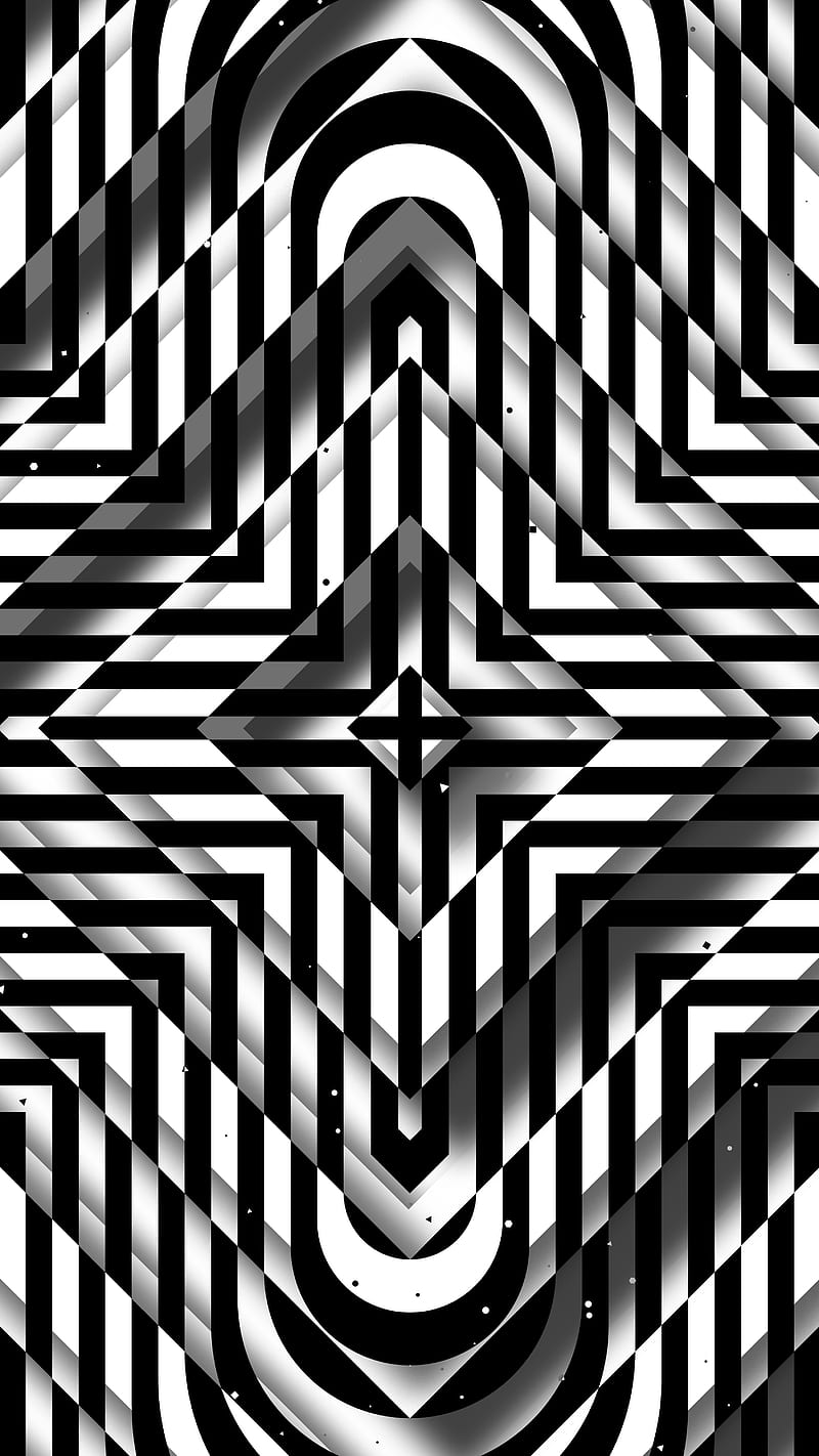 Rhombuse with cross bw, Divin, ethnic, folk, geometric, hypnotic, illusion, illusive, kinetic, lines, op-art, optical, optical-art, optical-illusion, ornament, pattern, rhombus, striped, visual, volume, wicker, HD phone wallpaper