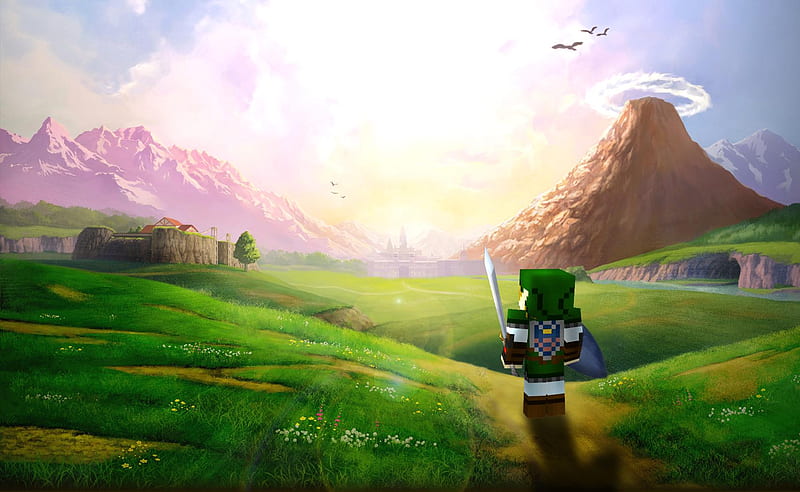 Minecraft Background Art Gallery [] Minecraft Blog, HD wallpaper | Peakpx