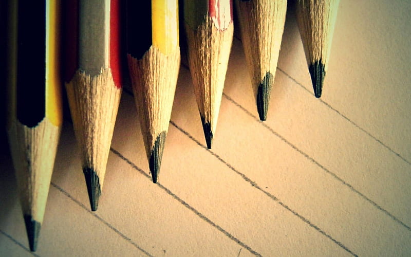 Pencil, write, lead, HD wallpaper