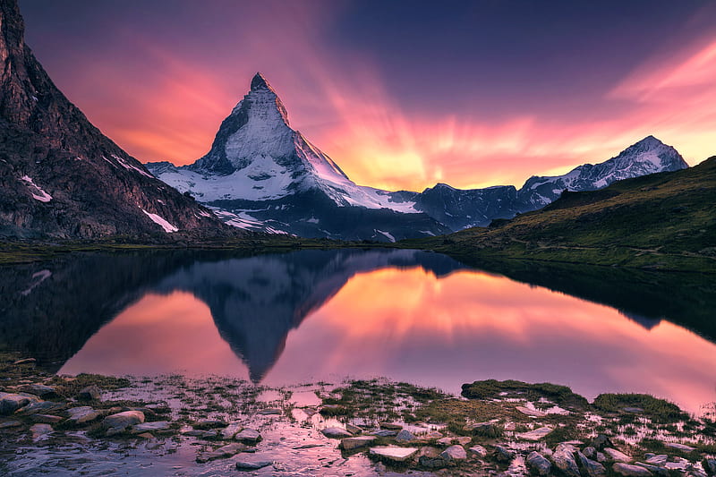 Matterhorn Mountains, matterhorn-mountains, mountains, nature, HD wallpaper