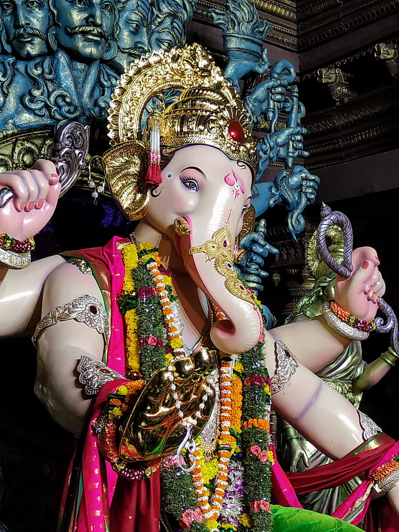 Ganpati bappa, god, lord, HD phone wallpaper