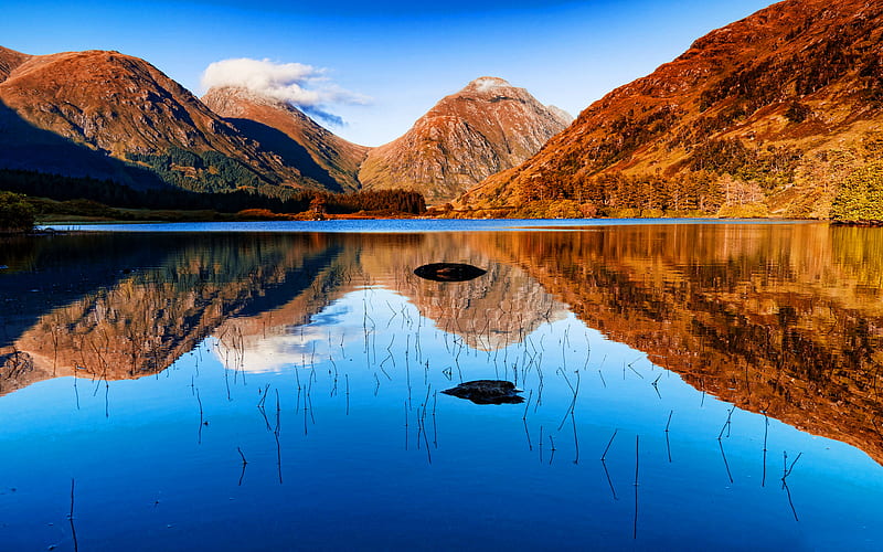 Scotland, autumn, mountains, beautiful nature, Europe, scottish nature, HD wallpaper
