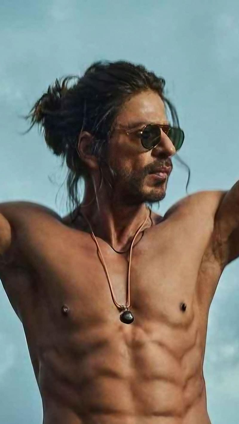Pathan Movie, Shahrukh Khan Shirtless, shirtless, shahrukh khan, actor, HD phone wallpaper