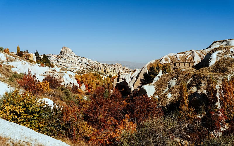 Plateau Cappadocia Goreme Nevsehir Turkey, HD wallpaper