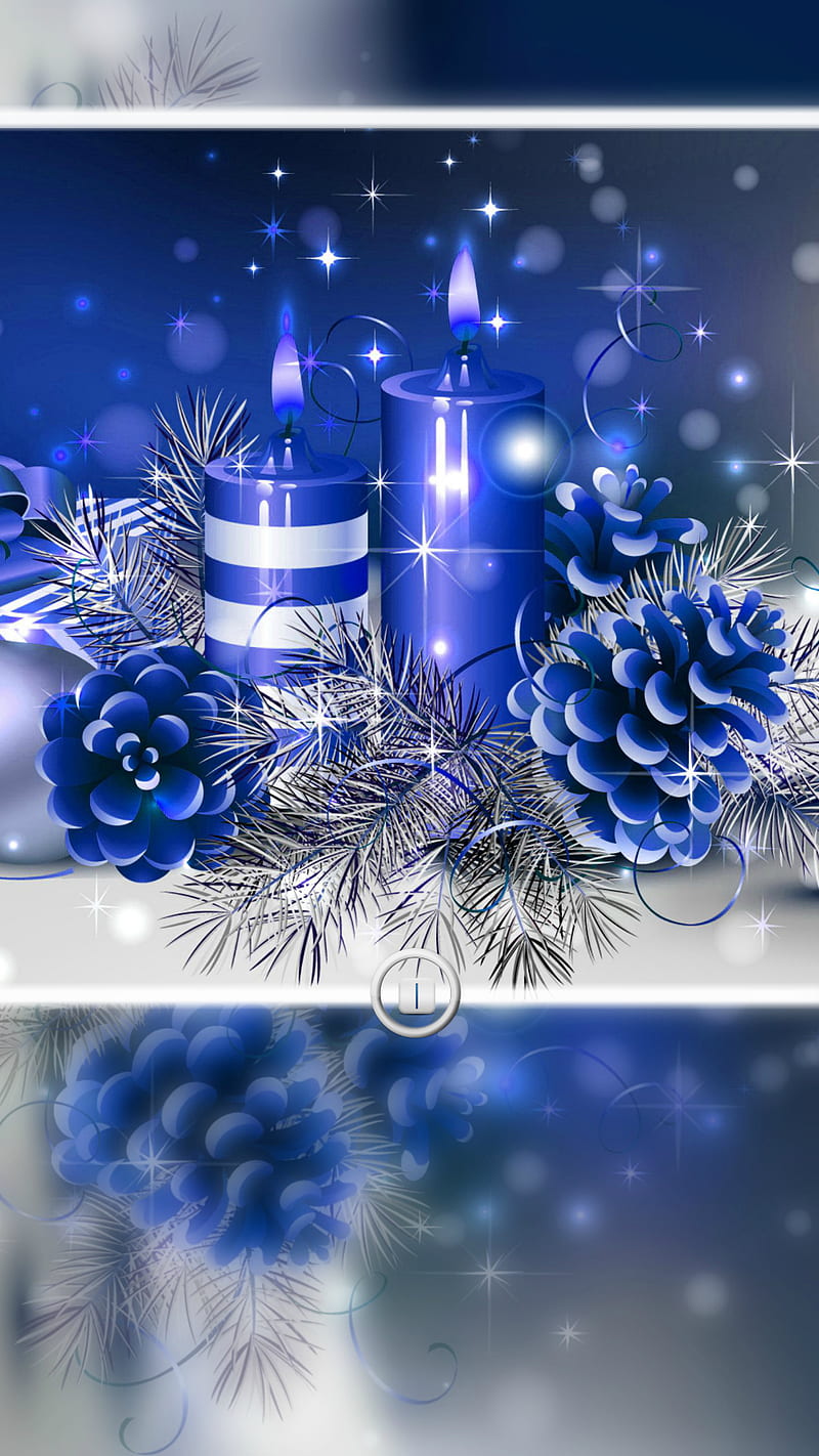 Christmas candles, candles, christmas, holiday, HD phone wallpaper
