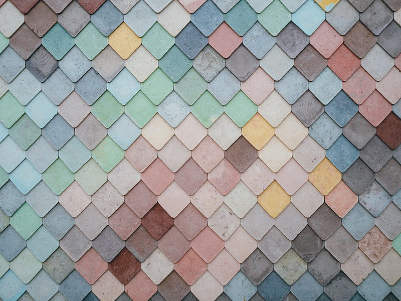 Tile Pattern Pastel , pattern, abstract, HD wallpaper
